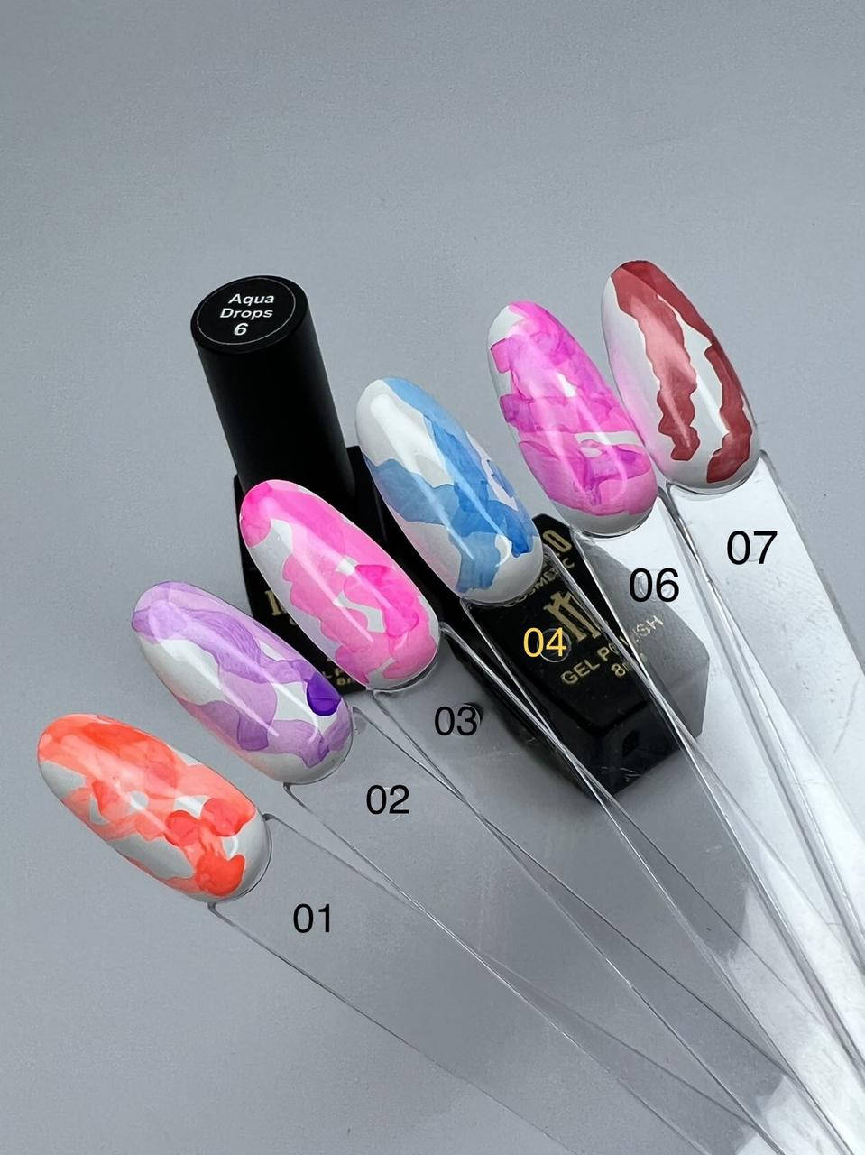 

Акварельные капли для маникюра Milano 8 мл 03