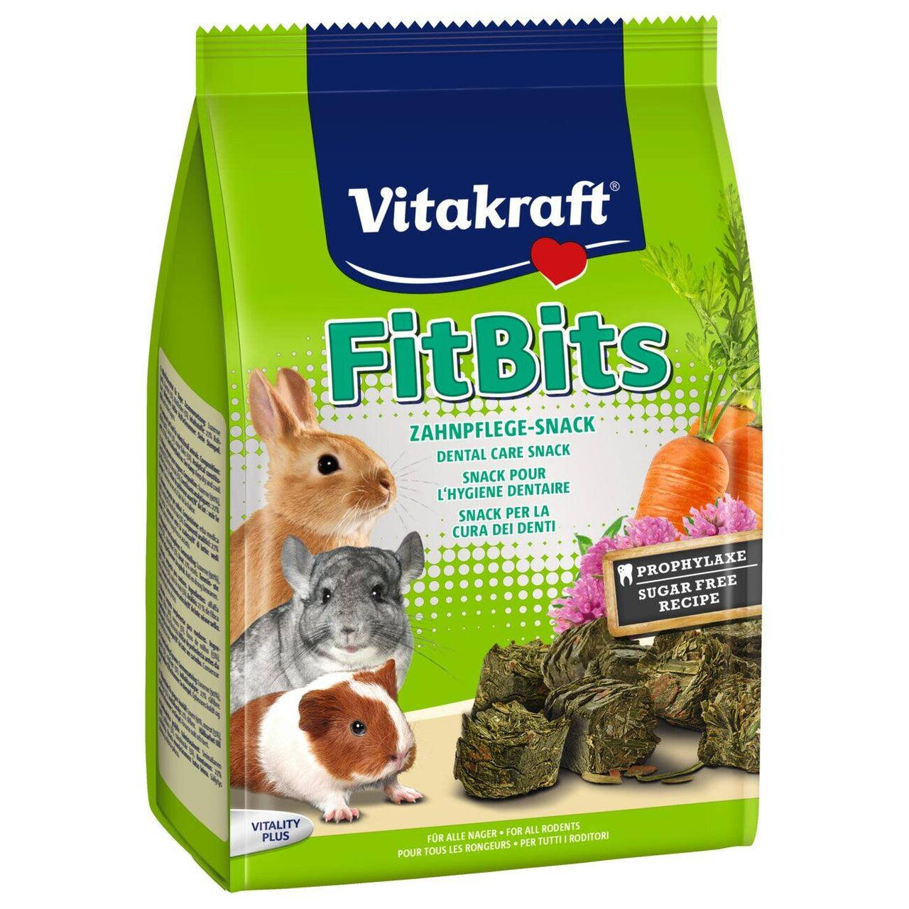

Лакомство-заточка для грызунов Vitakraft «Fit Bits» 500 г