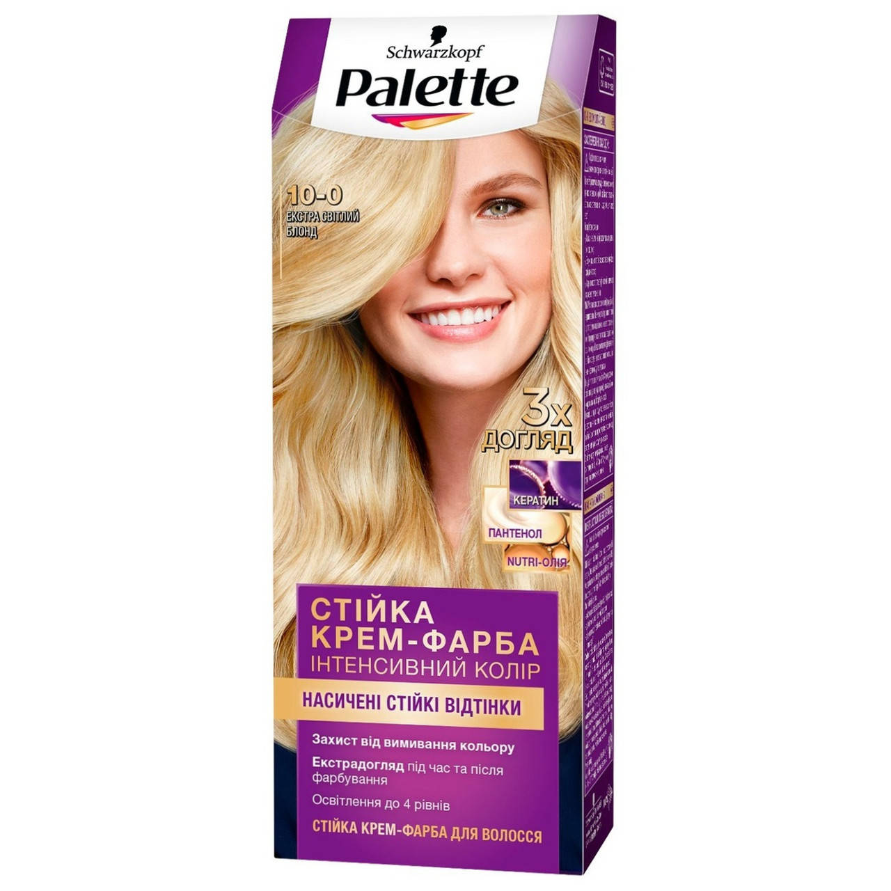 

Краска для волос Palette 10-0 (Экстра светлый блонд)