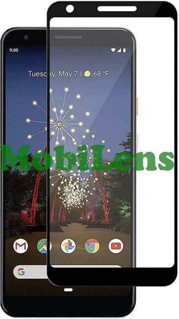 

Google Pixel 3A XL Защитное стекло черное, Черный