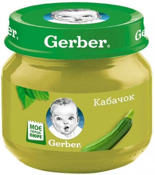 

Gerber Пюре овощное Кабачок 6м+ (80 г)