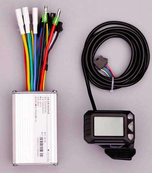 

Контроллер 24/36/48v/350w S5 с ручкой газа + LCD дисплей S5
