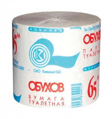 

Туалетная бумага Обухов серый