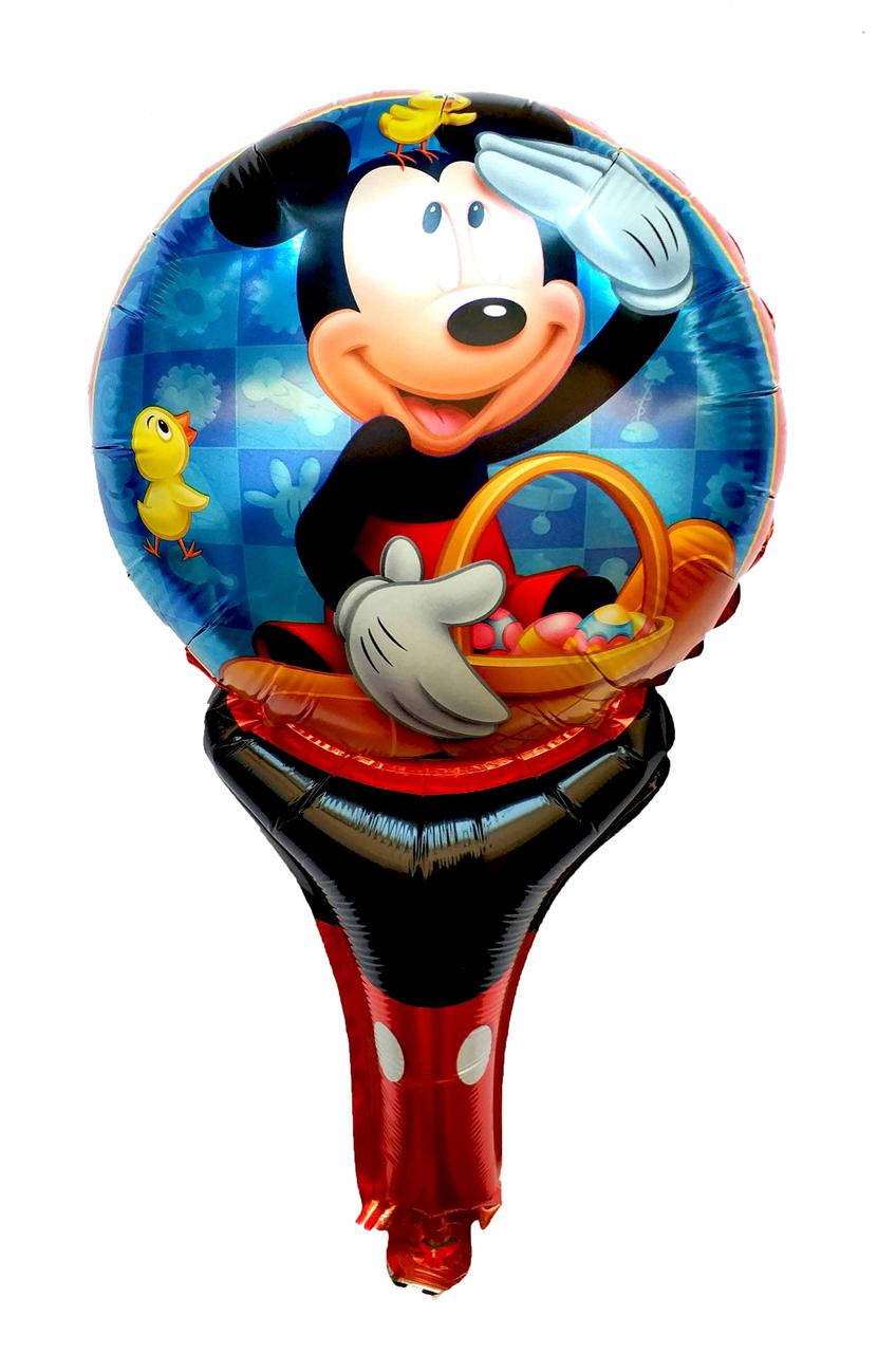 

Куля погремушка з ручкою "Mickey Mouse" Цыплята. Розмір: 50см * 30см