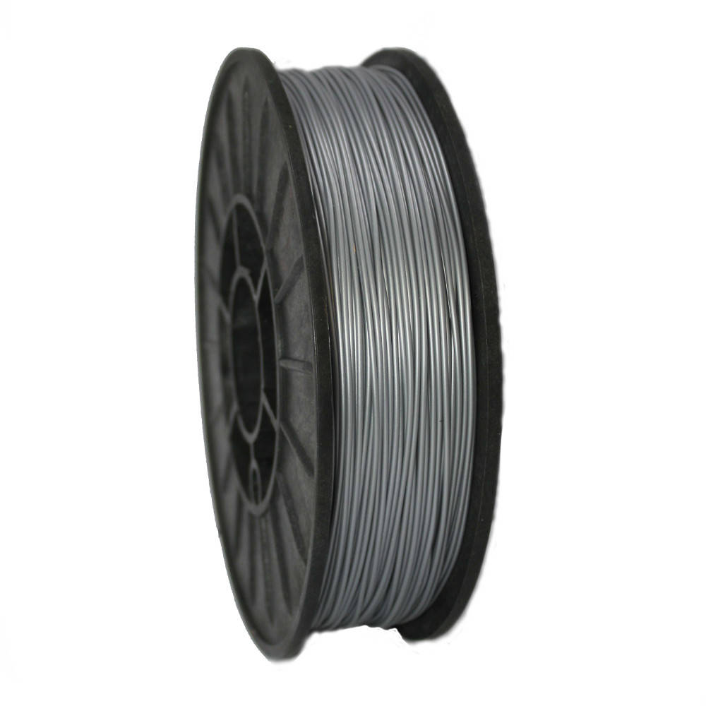 

PLA филамент нить пластик для 3D принтера Pochatok Filament 1,75 мм Серебряный металлик