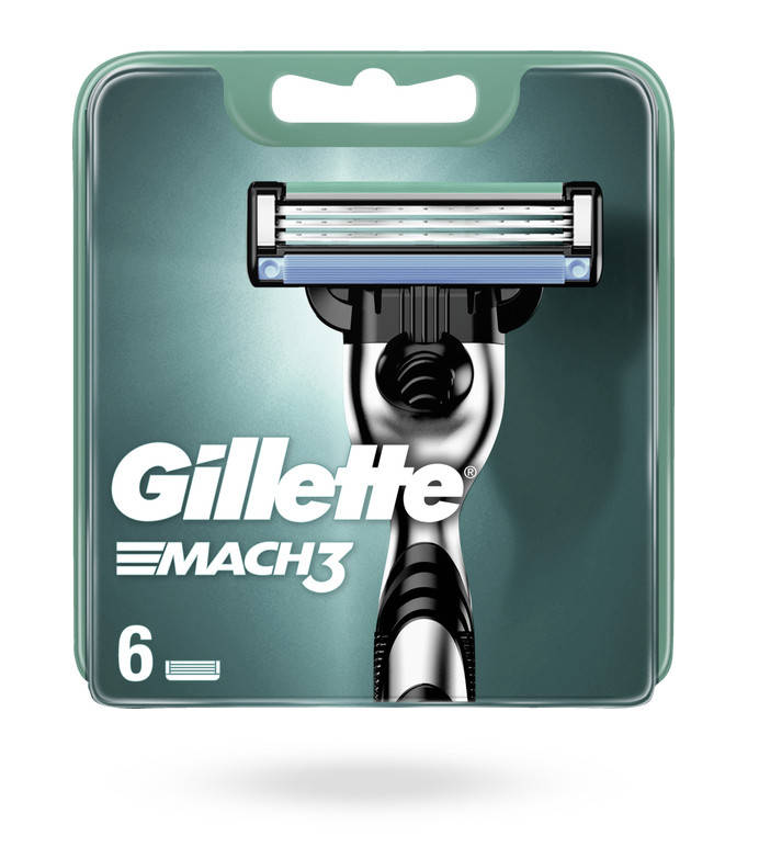 

Сменные картриджи для бритья (Лезвия) Gillette Mach 3 6 шт