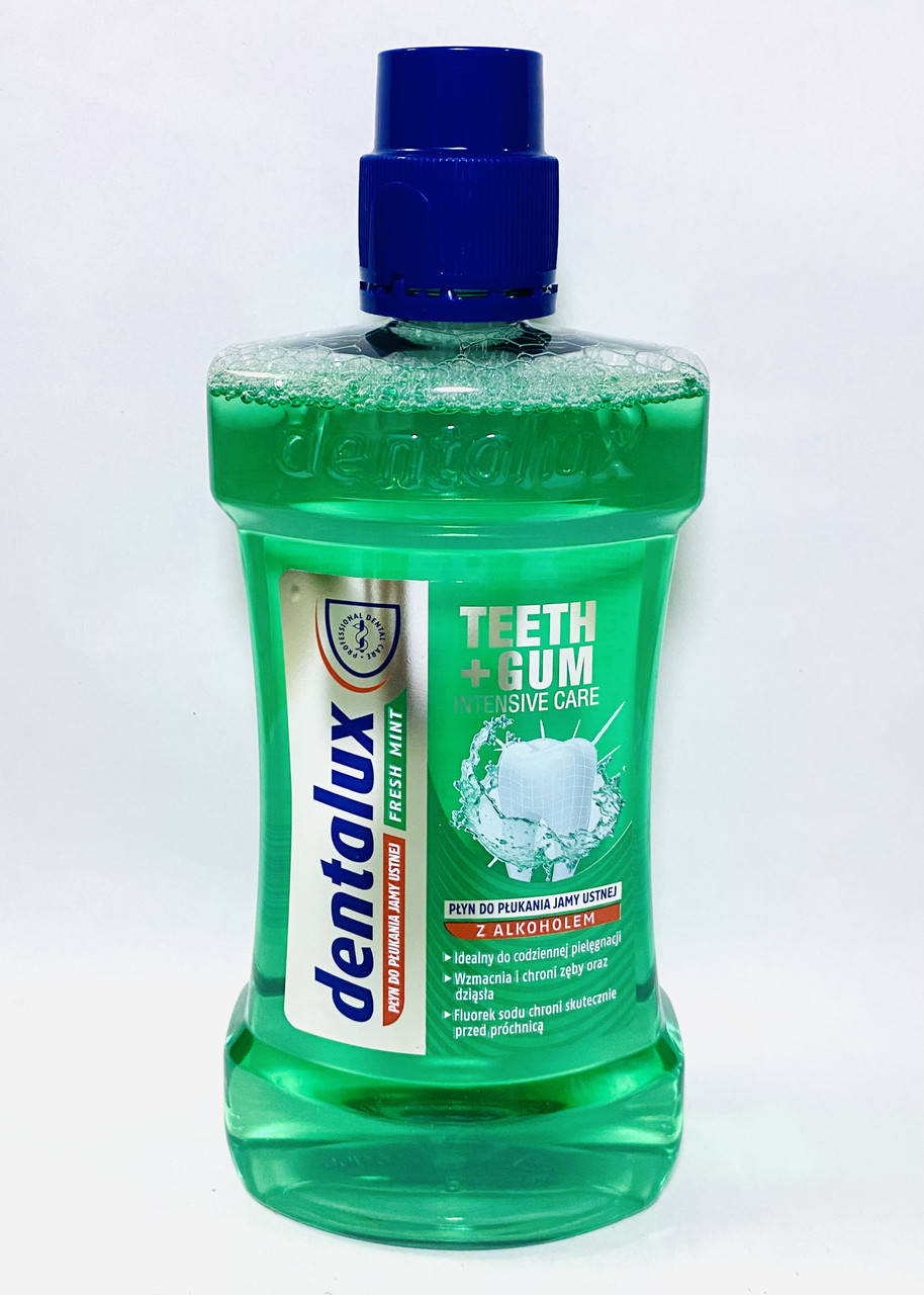 

Ополаскиватель для полости рта Dentalux Fresh mint, 500 мл