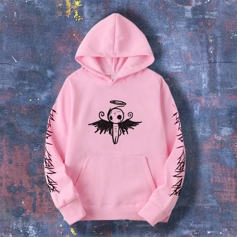 

Худи XXXTENTACION толстовка розовая Angel M, Розовый