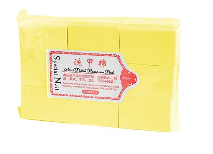 

Безворсовые салфетки YRE тканевые 5.5х4, 600 шт. желтый