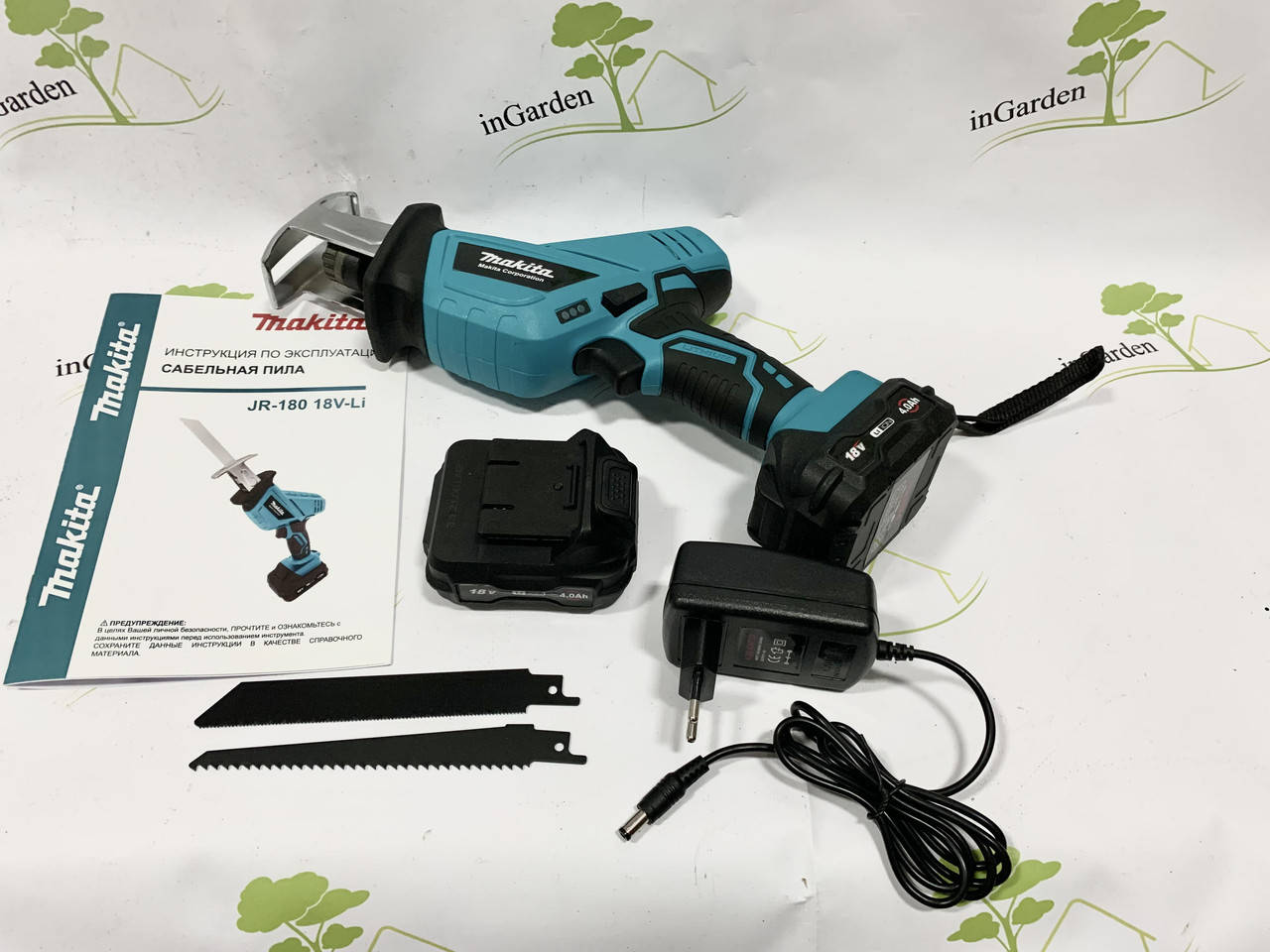 

Аккумуляторная сабельная пила Makita JR180