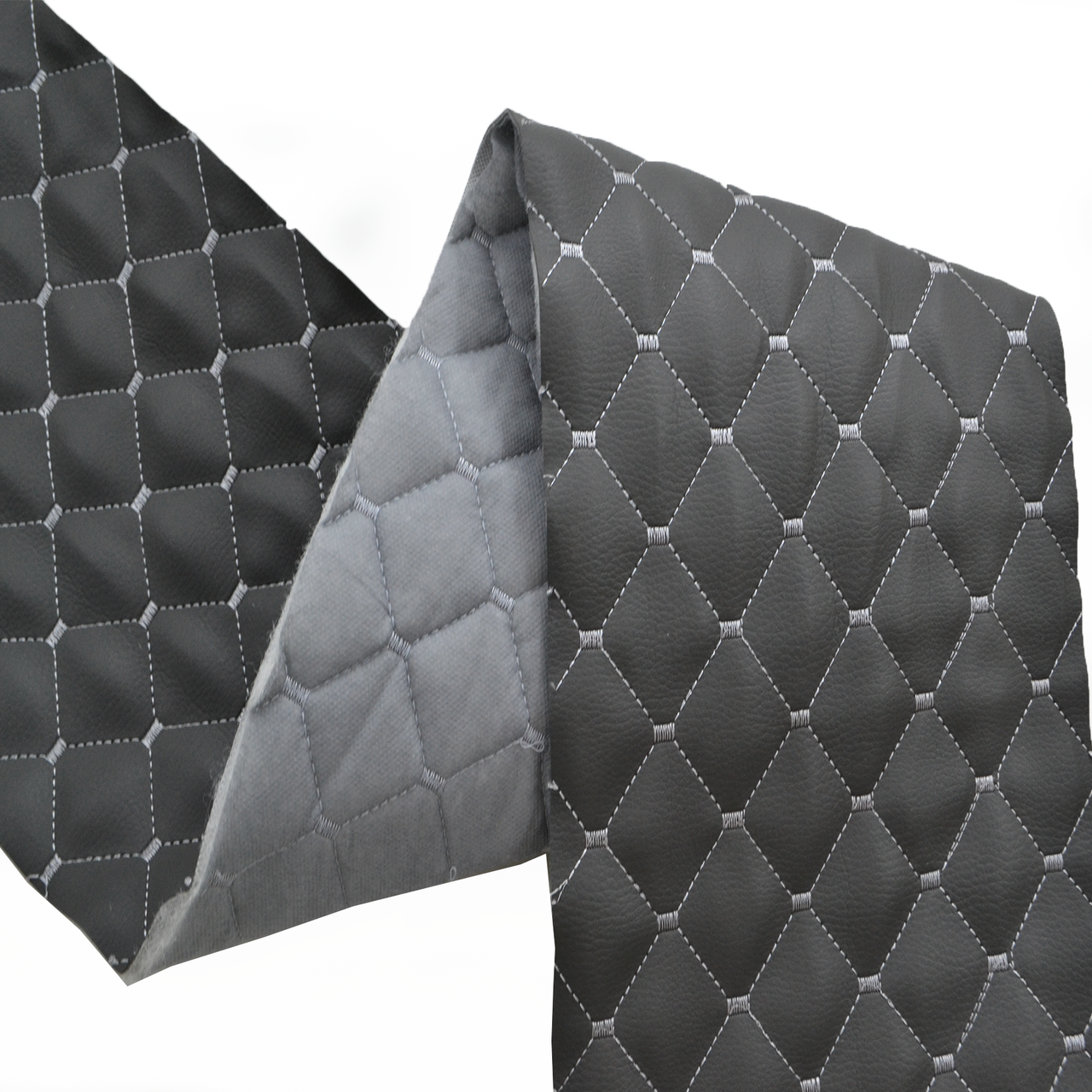 

Кожзаменитель 498/2 Серый (1,45м)/На синтеп. 5мм/Прошитый (м2)