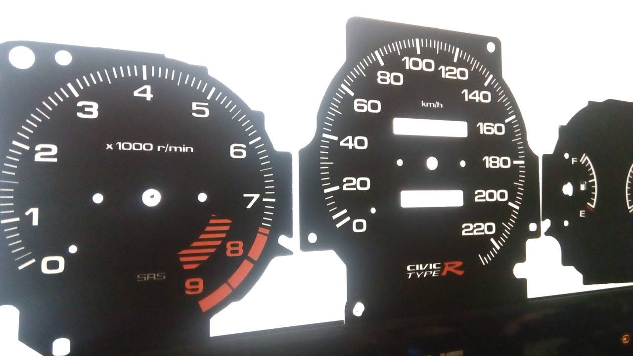

Шкалы приборов Honda Civic 6