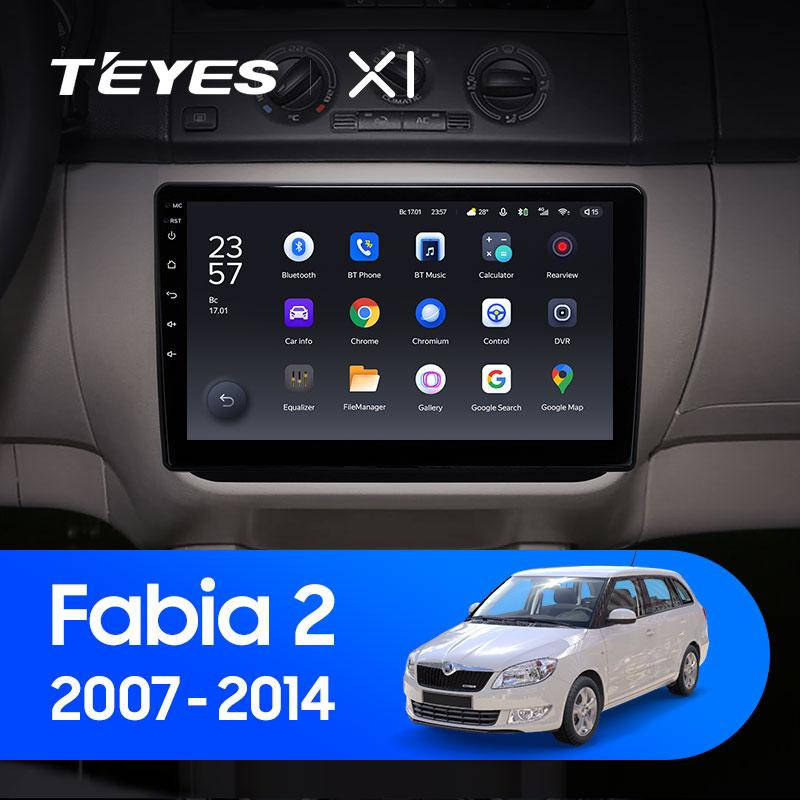 

Штатная магнитола Teyes X1 Skoda Fabia 2 (2007-2014)
