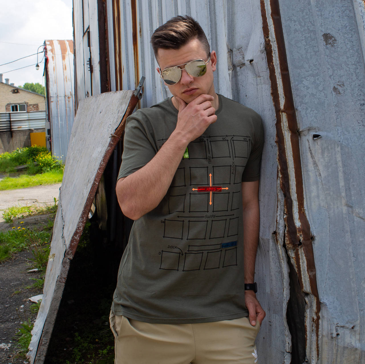 

Футболка мужская North's Republic (SIZE: S, M, L, XL)