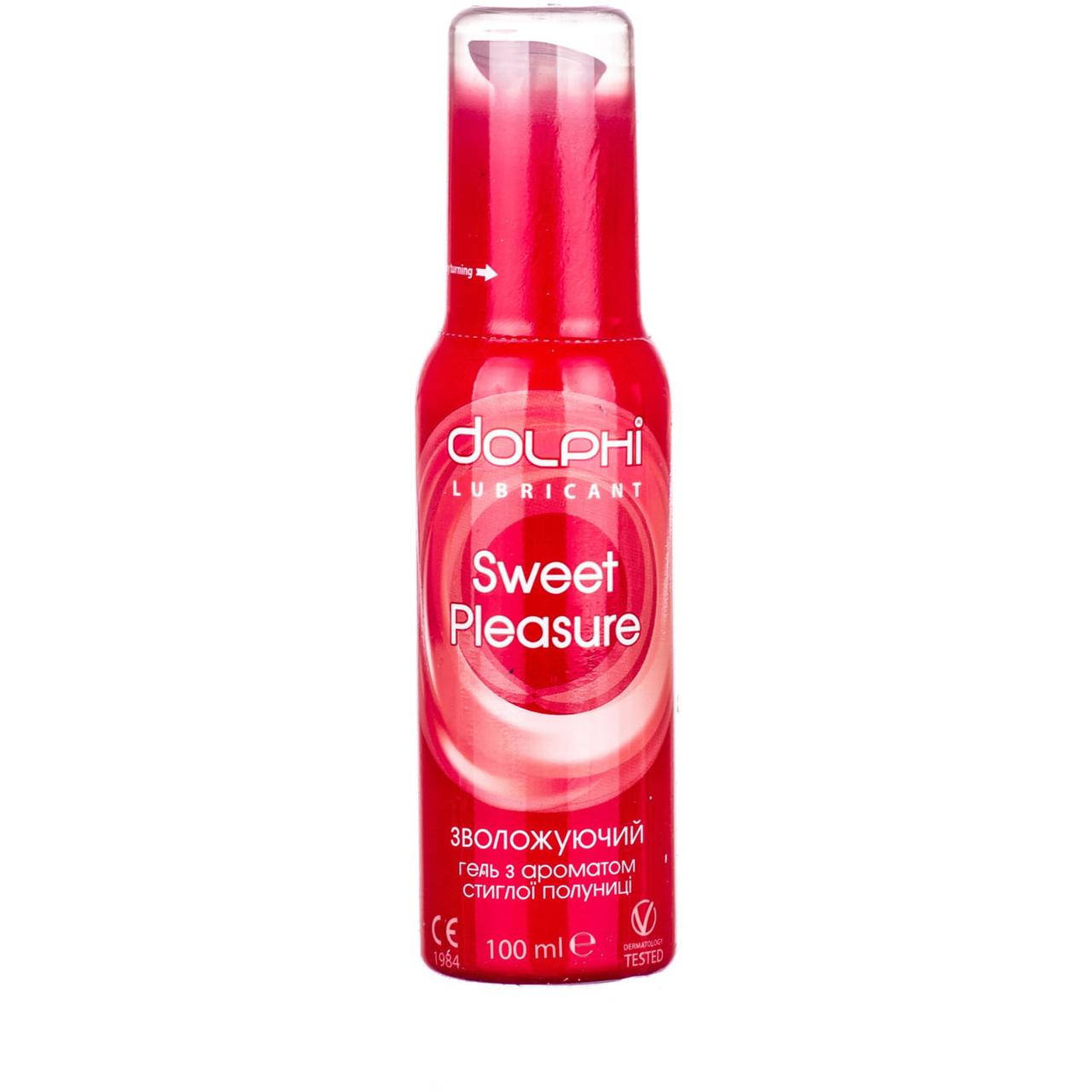 

Гель-смазка с ароматом клубники DOLPHI Sweet Pleasure, 100 мл