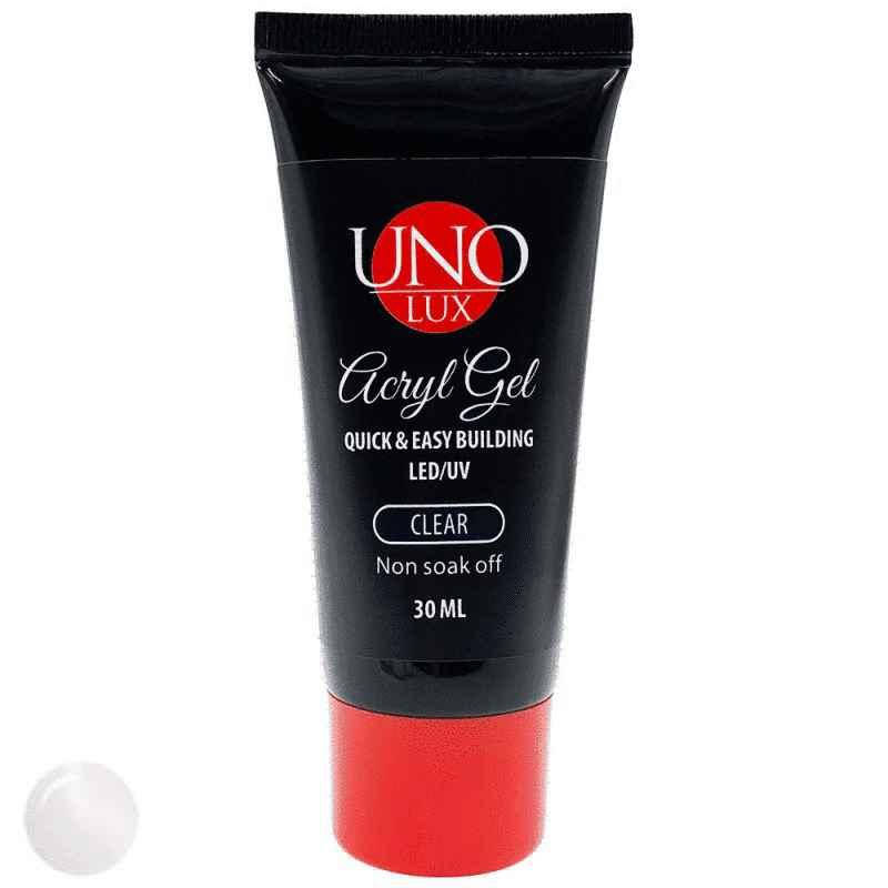 

Полигель UNO Lux Acryl Gel 30ml CLEAR