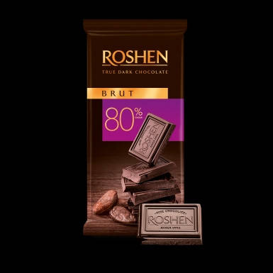 

Шоколад Brut 80% Рошен Roshen