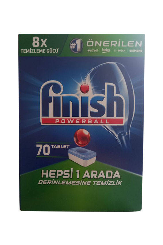 

Таблетки для посудомоечной машины Finish All in 1 70 шт