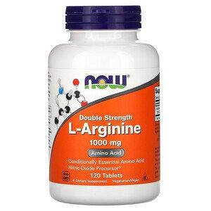 

Аргинин, L-Arginine, Now Foods, 1000 мг, 120 таблеток (NOW-00035)