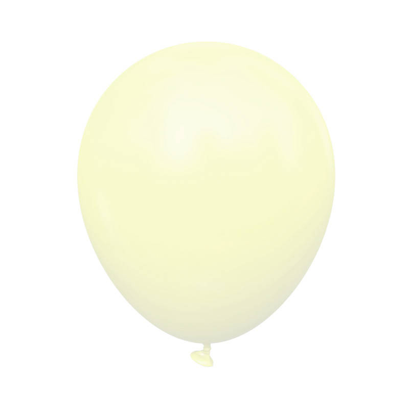 

Латексные воздушные шарики 5" Macaron Yellow (желтый) 100шт/уп Kalisan