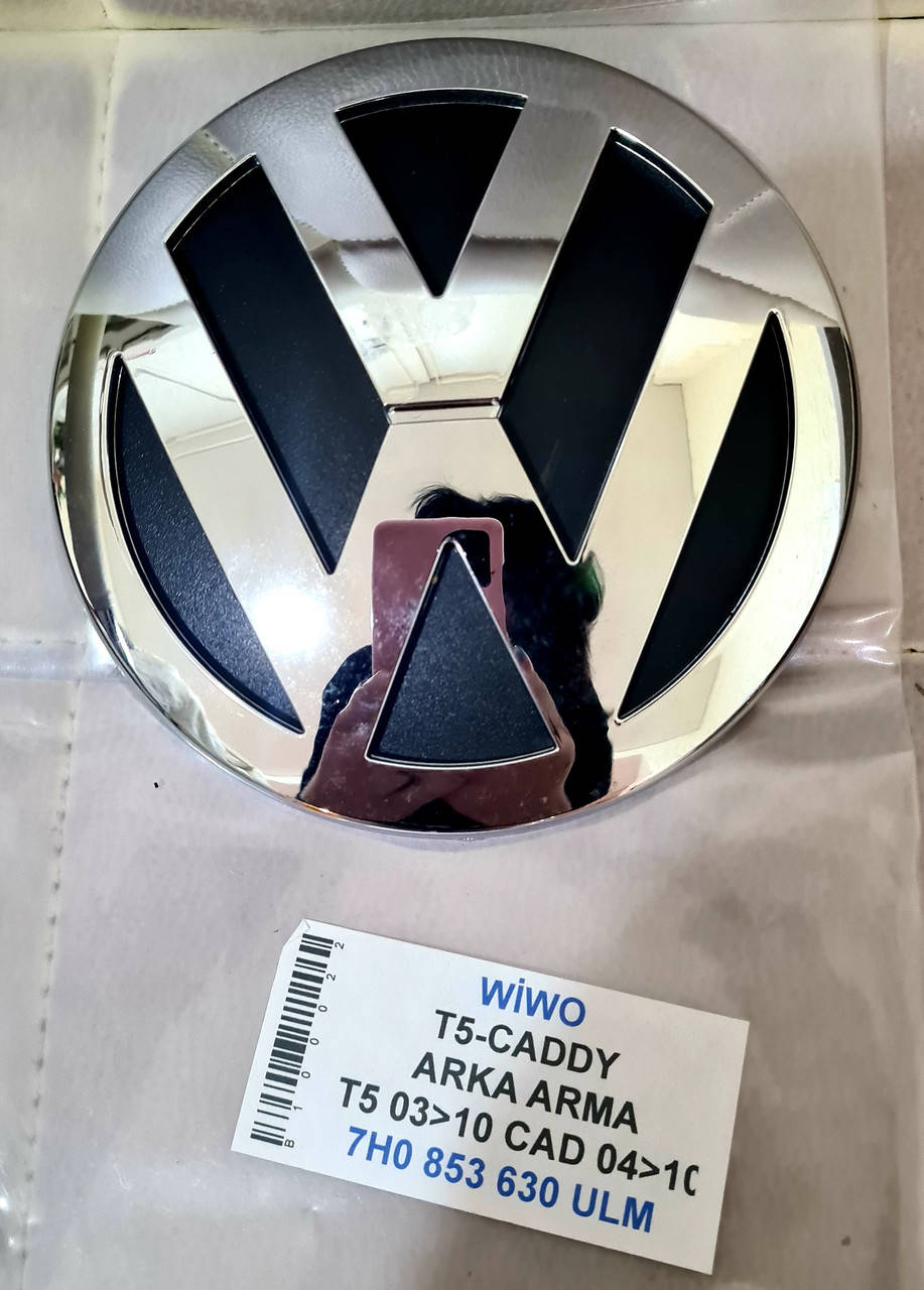 

Эмблема значок на багажник Volkswagen VW Т5 Transporter задняя 7HO 853 630 ULM, (D=130)