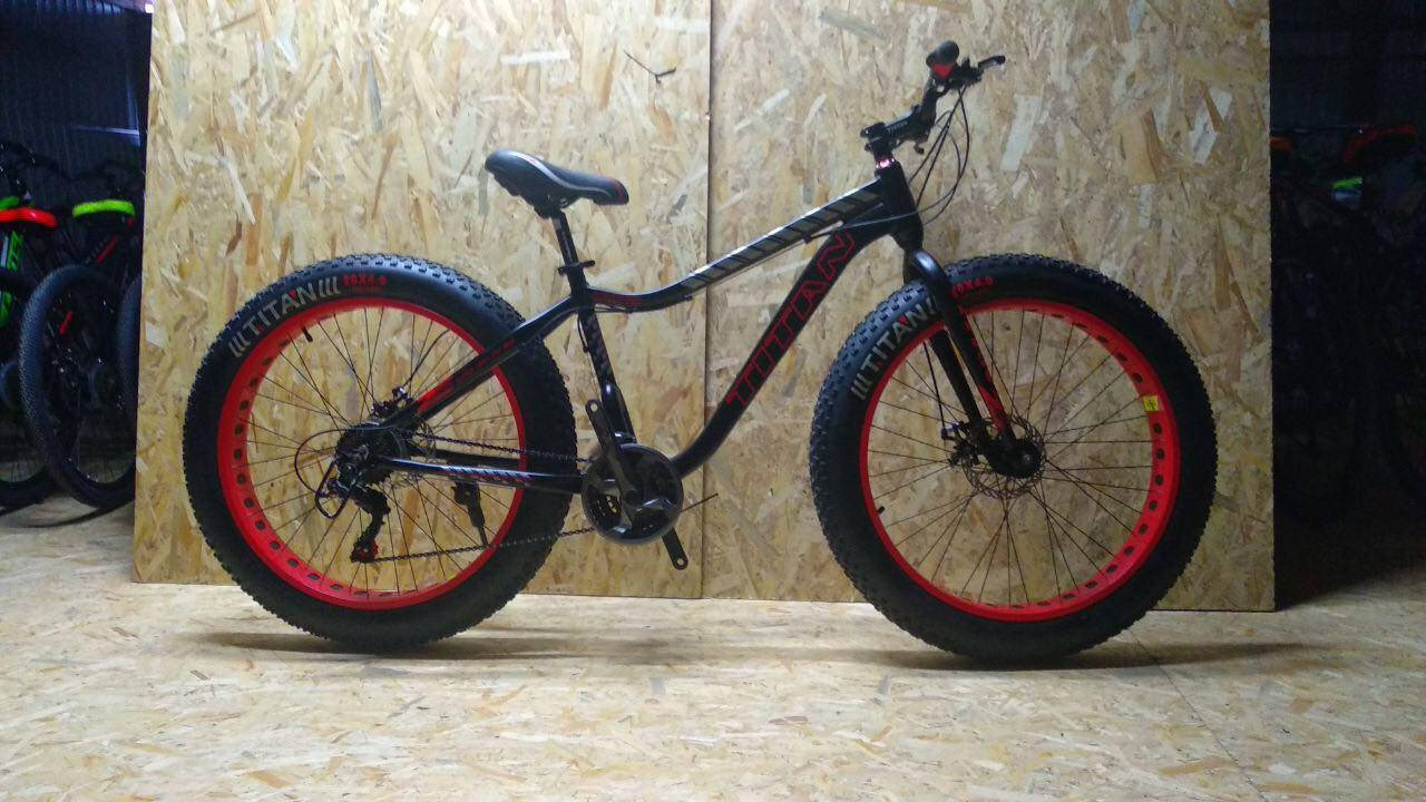 

Велосипед Фэтбайк Titan - Crossover 26 " ( Алюминиевая рама ), Разные цвета