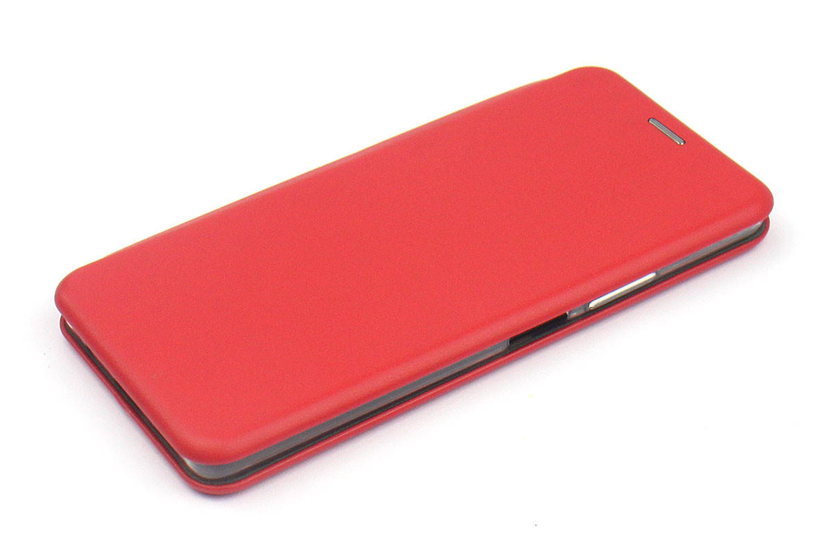 

Чехол книжка Level для Xiaomi Redmi Note 10 Pro Экокожа Красный
