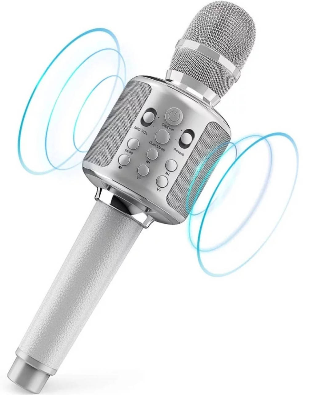 

Беспроводной караоке микрофон GOODааа Y11S с Bluetooth и объемным 3D звуком (белый)
