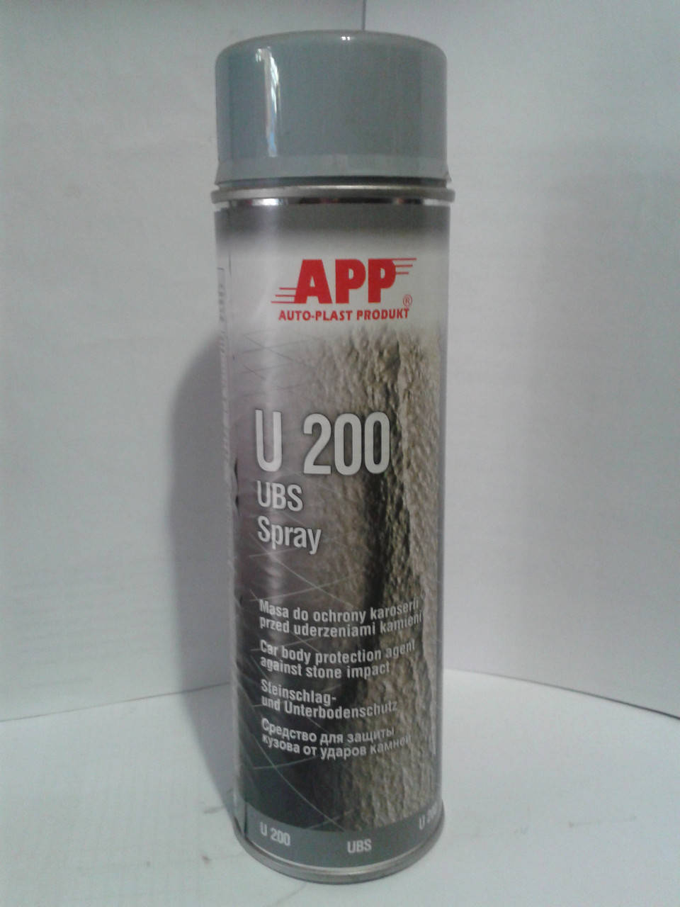

Антигравий APP U200 аэрозоль 500ml серый