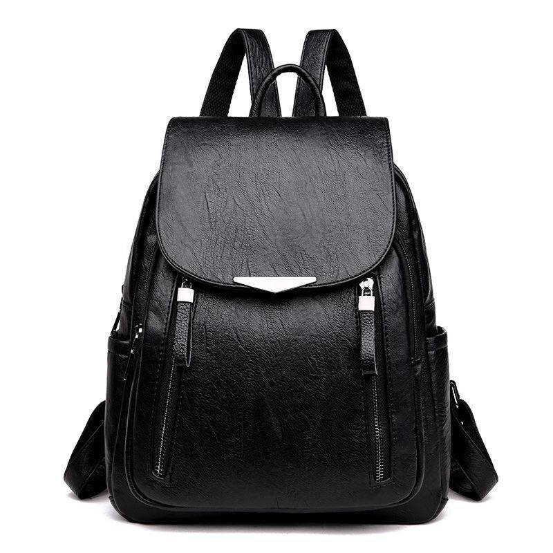 

Женский рюкзак эко-кожа Black 1129, Черный