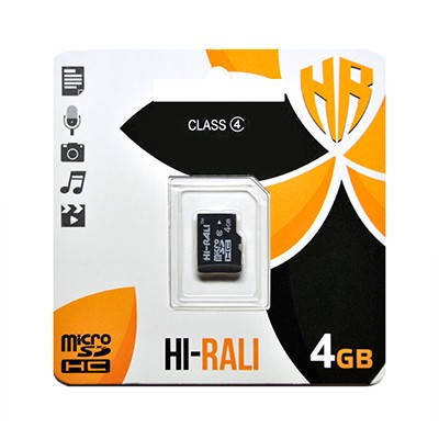 

Картка пам'яті MicroSDHC 4GB Class 4 Hi-Rali