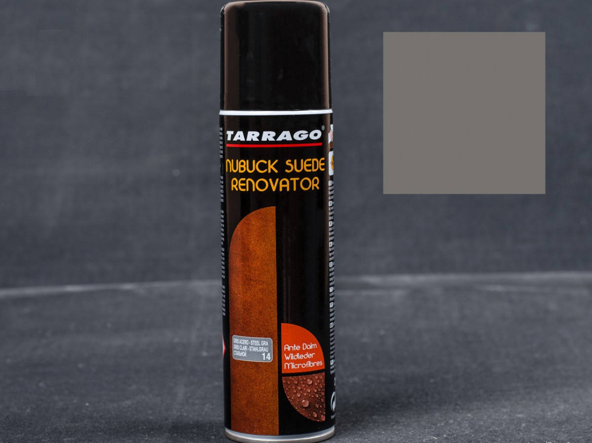 

Спрей-краска для замши и нубука Tarrago Nubuck Suede Renovator Стальной