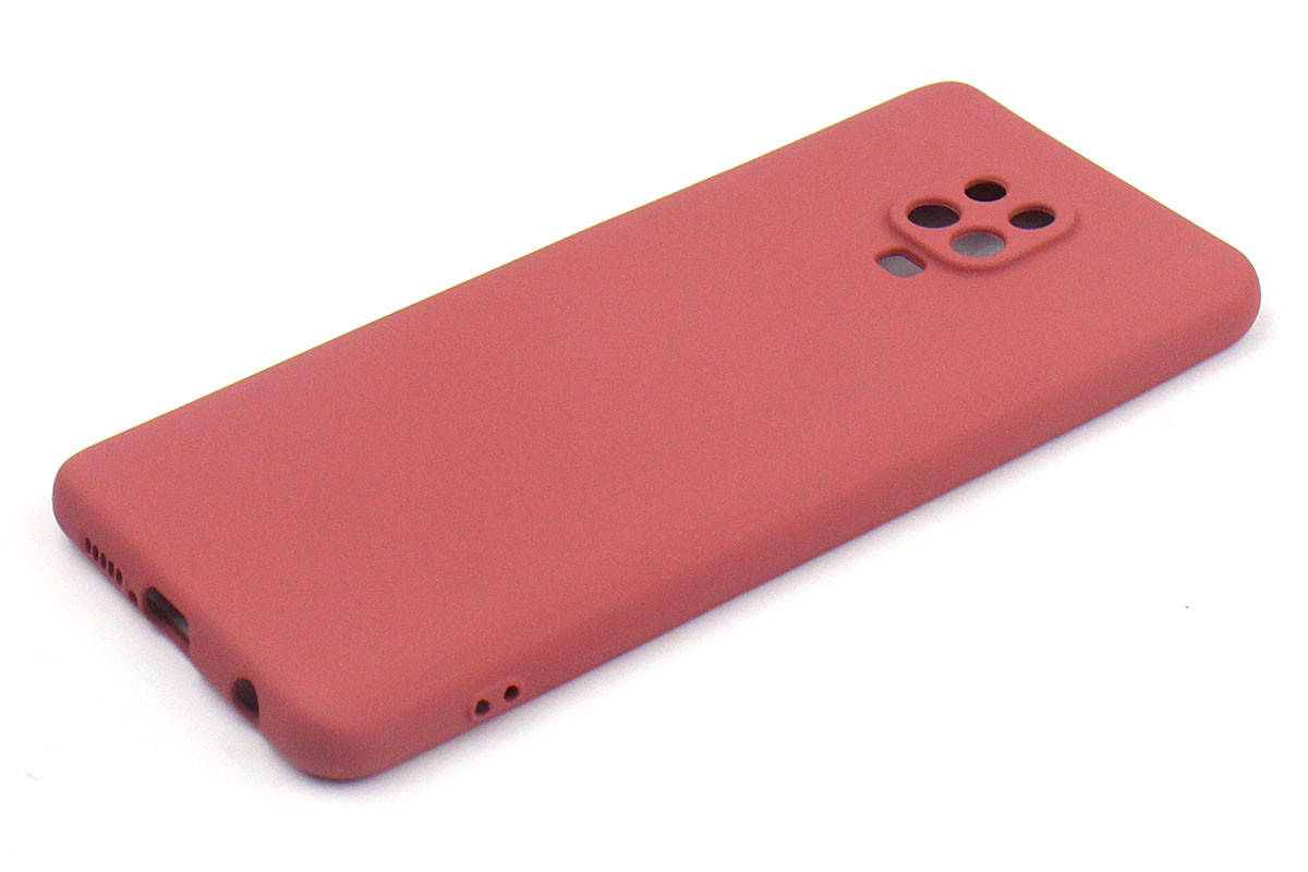 

Чехол Soft Silicone Case для Xiaomi Redmi Note 9 Pro Coral, Малиновый