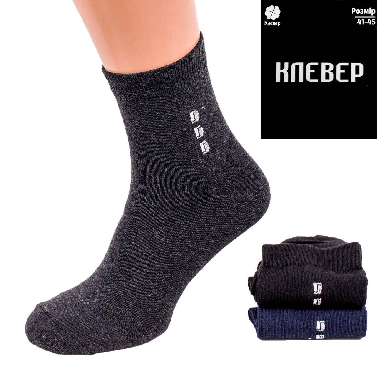 

Носки мужские весна-осень Клевер AV34 Черный В упаковке 12 пар Размер 41-45