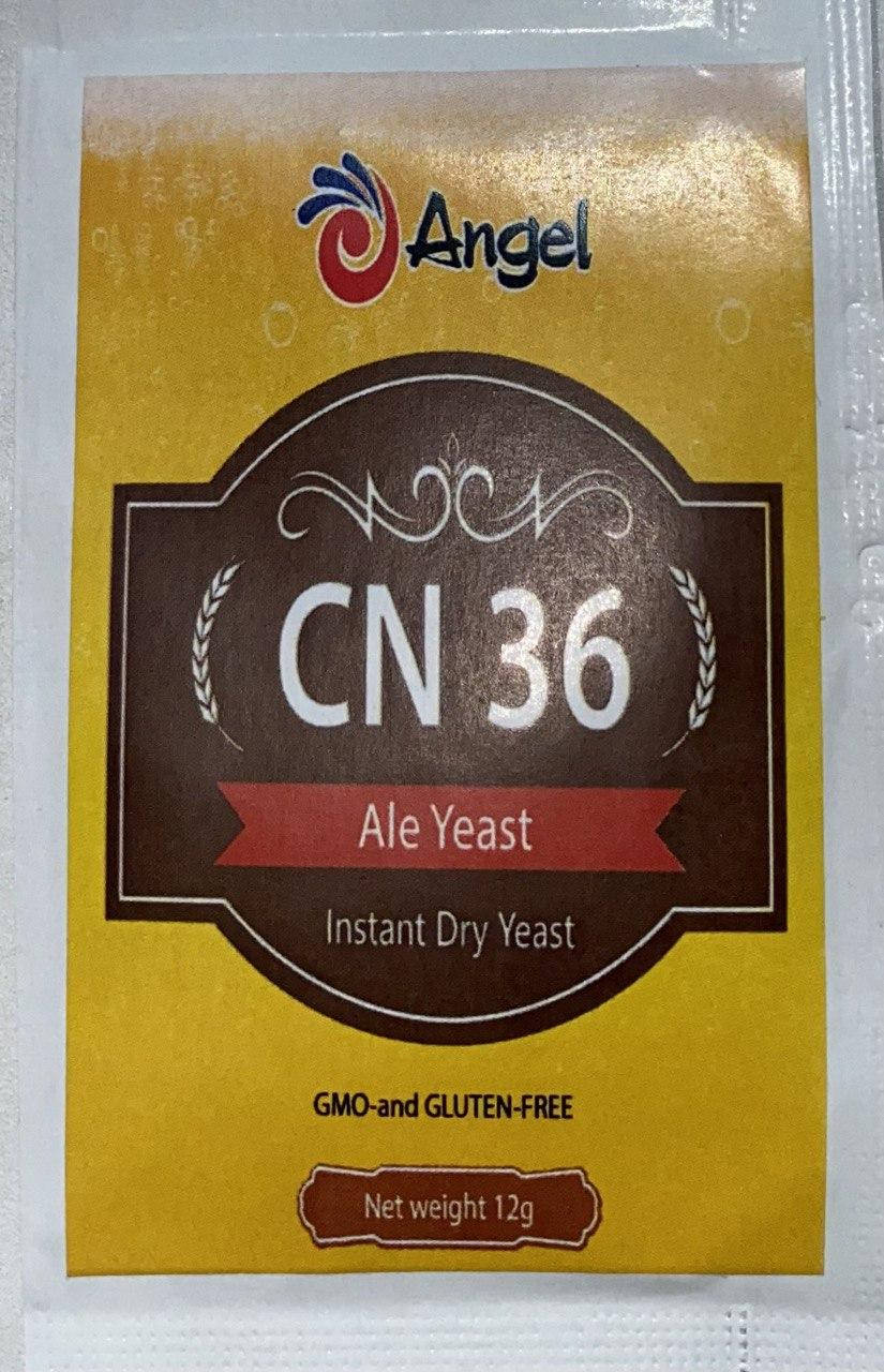 

Сухие пивные дрожжи Angel (ALE) CN36 12 г Перефасованные