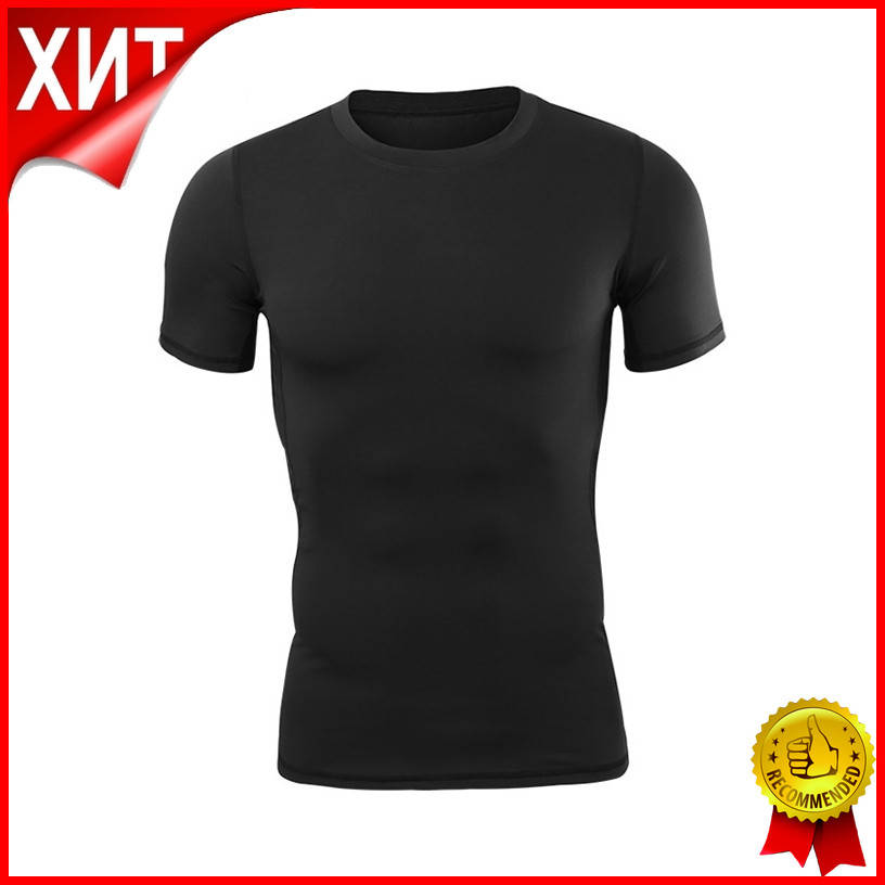 

Мужская тактическая футболка с коротким рукавом Lesko A159 Black размер XXL LuXel-Pro, Черный