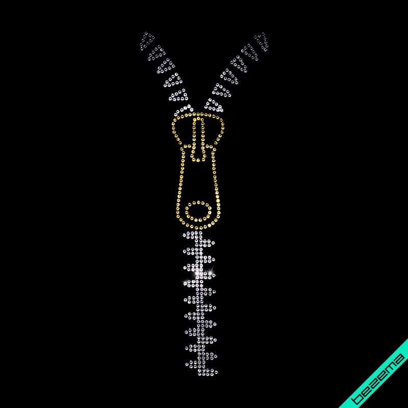 

Термоаппликации из страз на панамки Застежка-молния (Стекло,2мм-бел.,2мм-зол.)