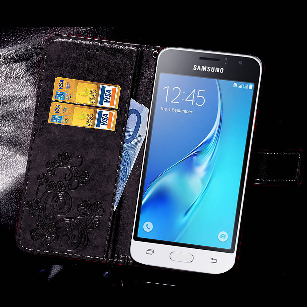 

Чехол Clover для Samsung Galaxy J3 2016 J320 J320H J300 книжка кожа PU черный
