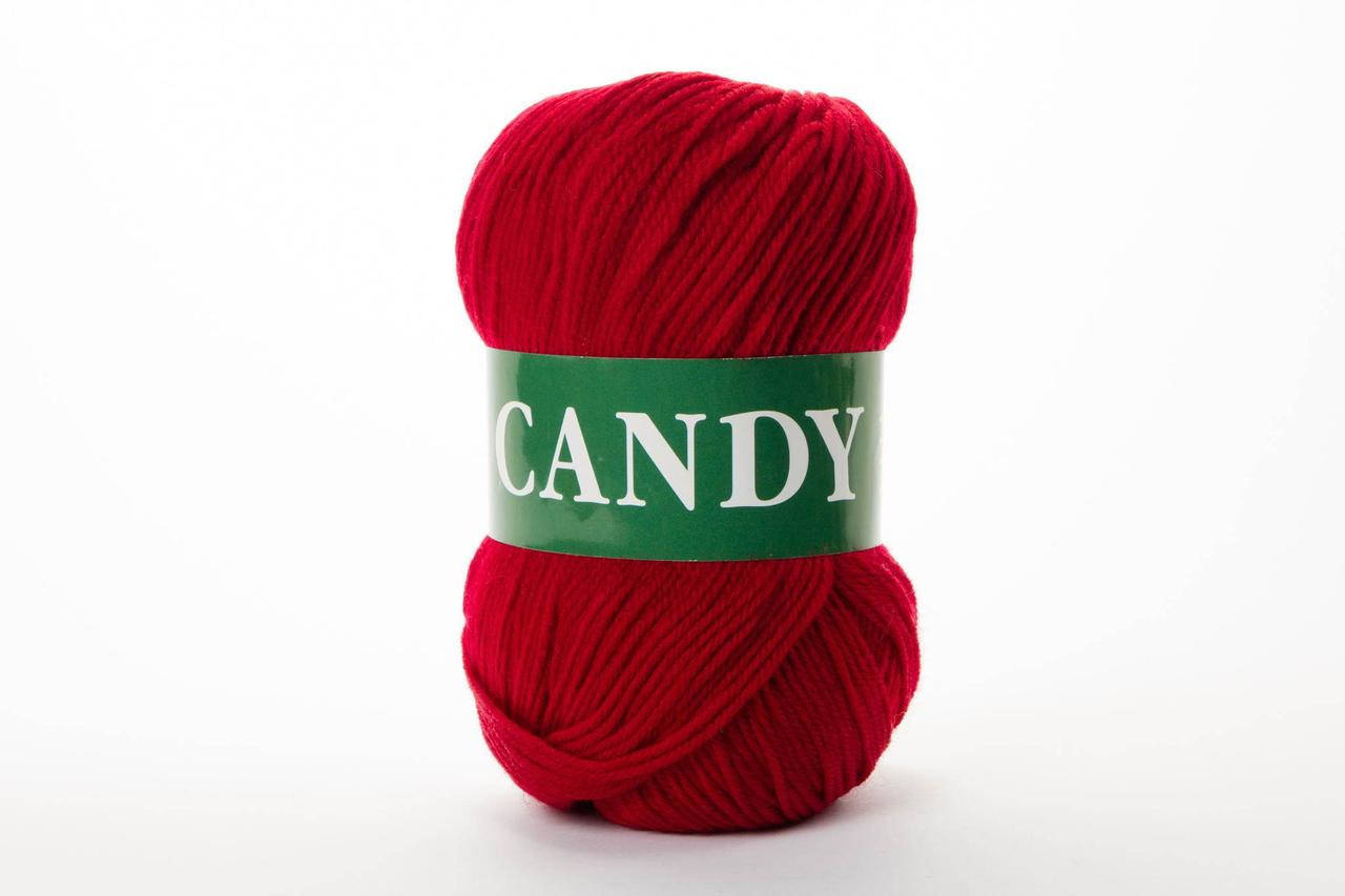 

Пряжа шерстяная Vita Candy, Color No.2524 багрово-красный