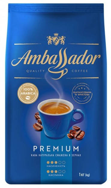 

Кофе в зернах Ambassador Premium 1 кг