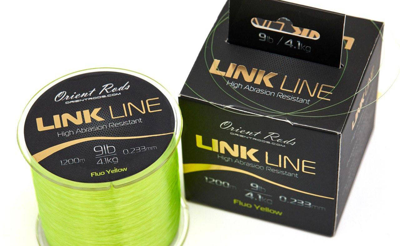 

Леска Orient Rods Link Line 0,233 Fluo Yellow 1200м, Желтый