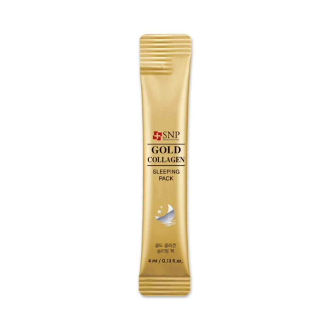 

SNP Gold Collagen Sleeping Pack Ночная маска с золотом и коллагеном, 4 мл