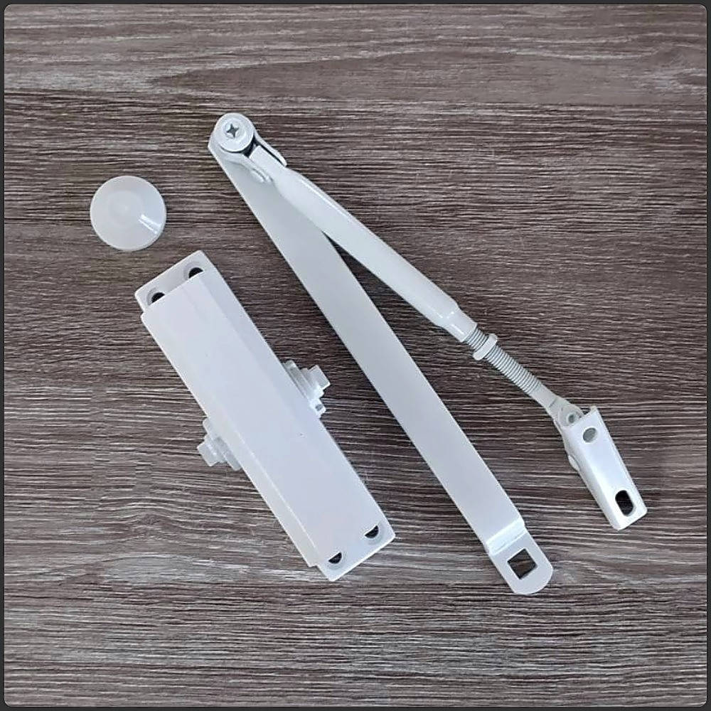 

Дверной доводчик Kedr A-051 25-40 кг. белый