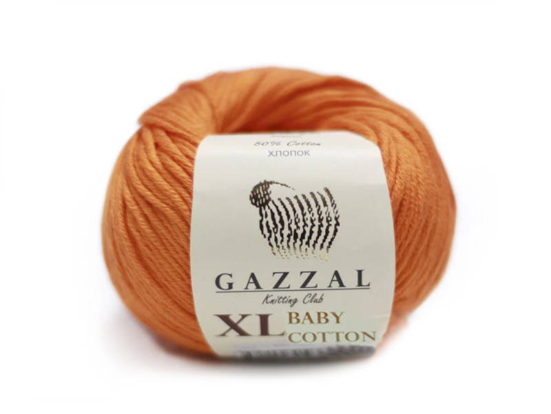 

Gazzal Baby Cotton XL, апельсин №3419, Оранжевый