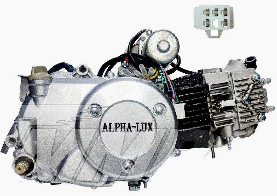

Двигатель 125куб Актив полуавтомат Alfa Lux