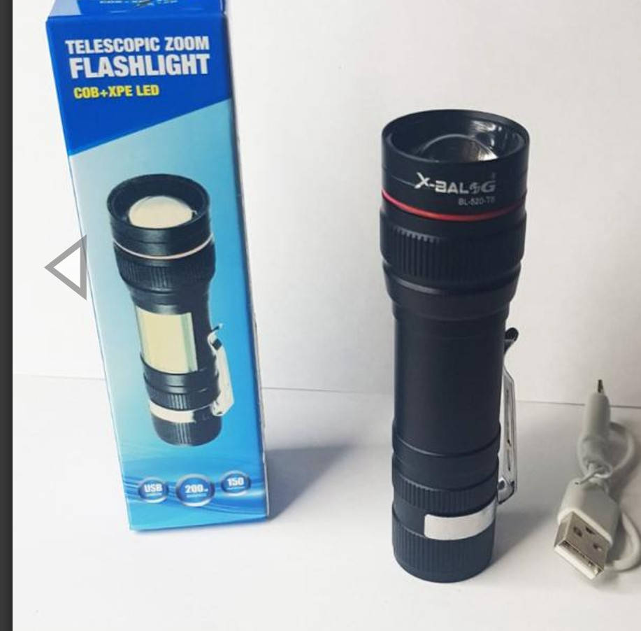 

Фонарь аккумуляторный bailong bl-520-t6 ручной