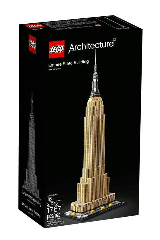 

Конструктор Lego Architecture Эмпайр-стейт-билдинг 1767 деталей (21046), Бежевый