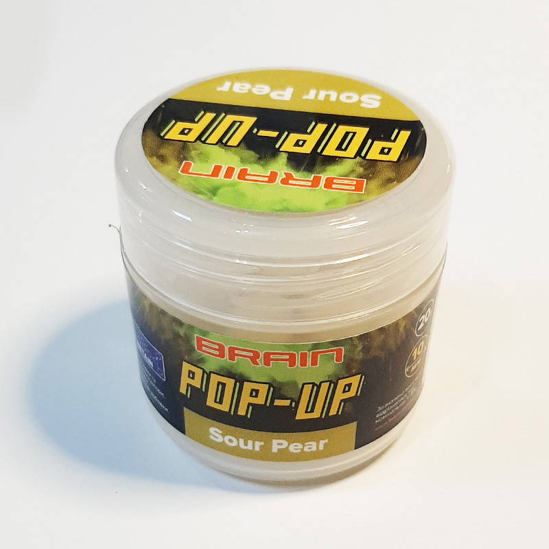 

Бойлы плавающие 10мм Sour Pear (груша) Brain Pop-Up F1 20г