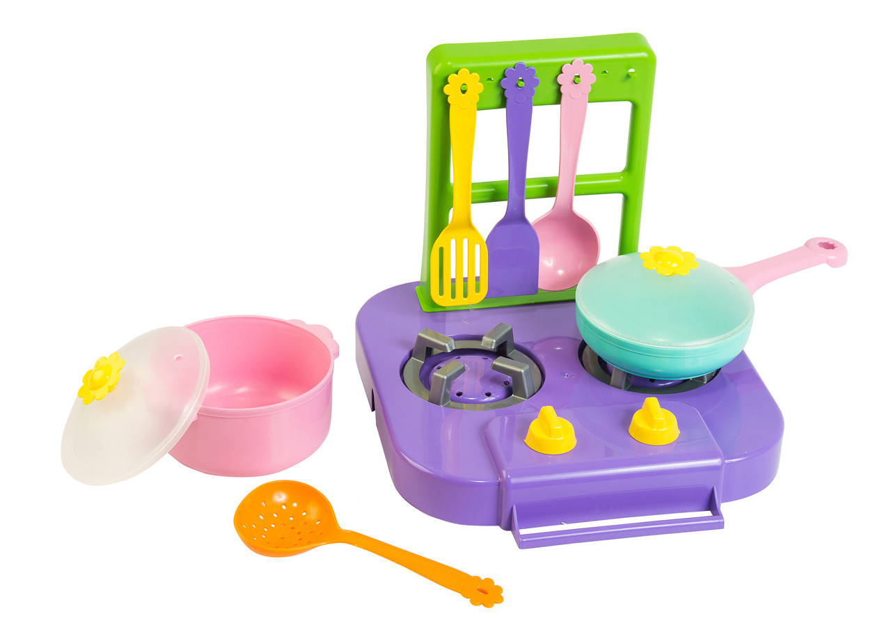 

Набір посуду столовий "Ромашка" з плиткою 7 ел.