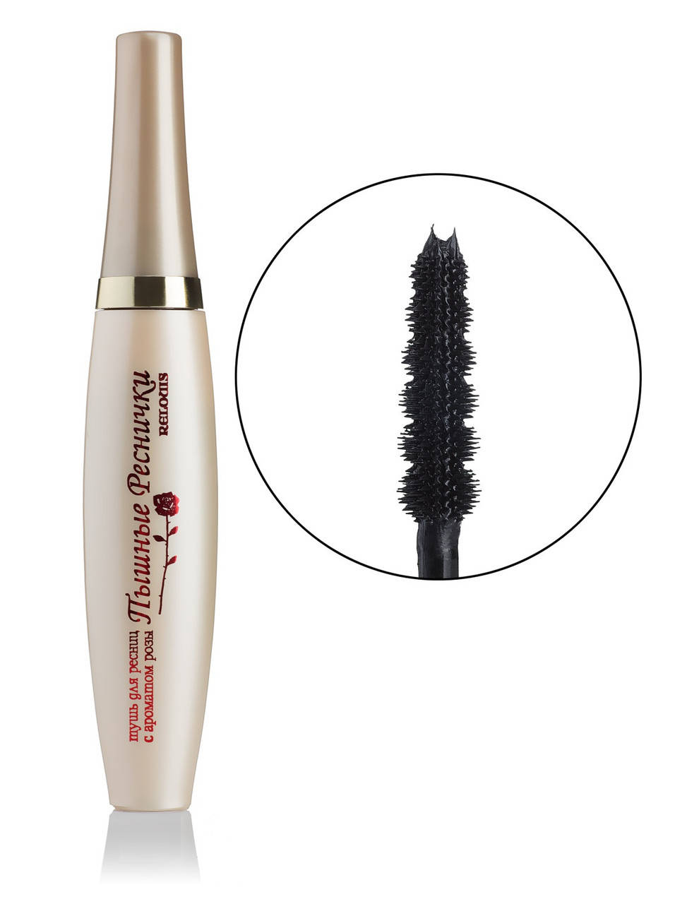 

Тушь для ресниц Relouis Mascara "Пышные реснички" с ароматом розы, Черный